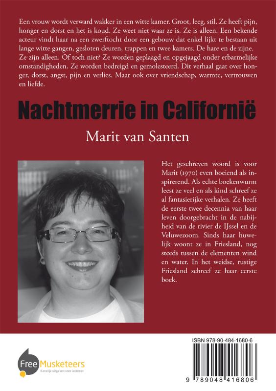 Achterkant van Nachtmerrie in Californie