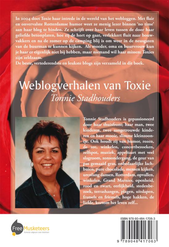 Achterkant van Weblogverhalen van Toxie