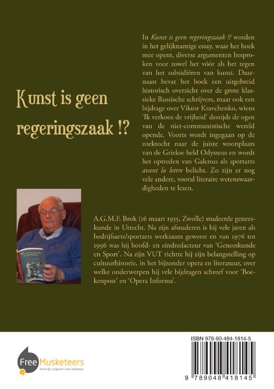 Achterkant van Kunst is geen regeringszaak!?
