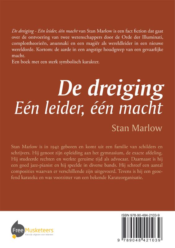 Achterkant van De dreiging - een leider, een macht
