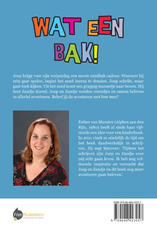 Achterkant van Wat een bak! De avonturen van Joep en Zandje