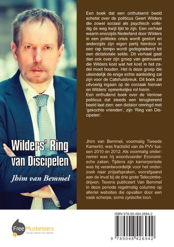Achterkant van Wilders ring van discipelen