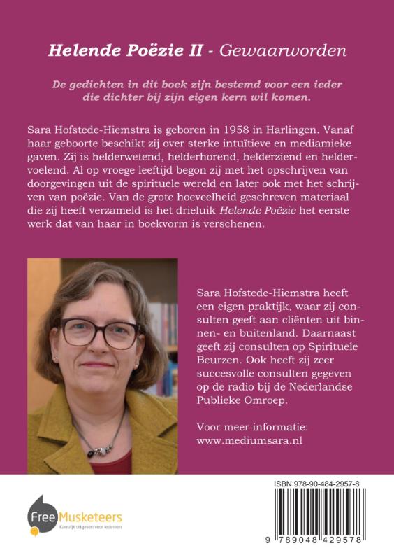 Achterkant van Helende Poezie 2 - gewaarworden