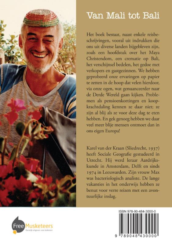 Achterkant van Van Mali tot Bali (reiservaringen onder een vergrootglas)