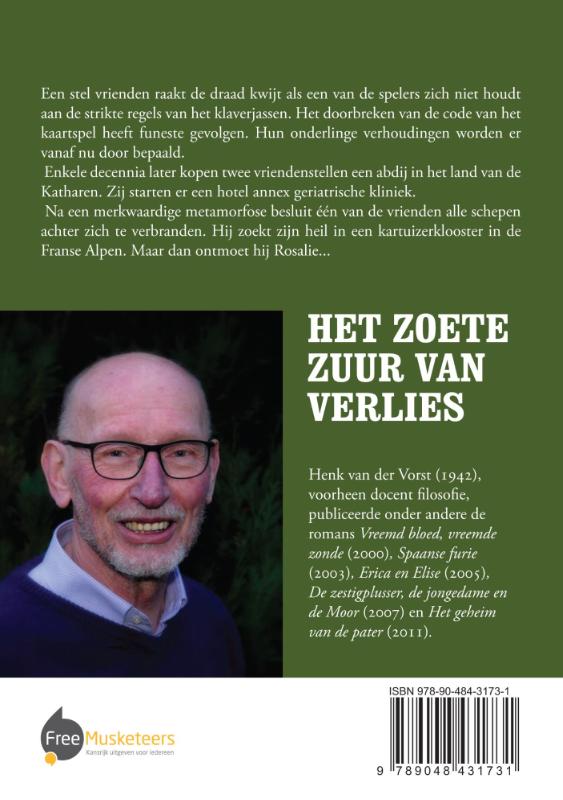 Achterkant van Het zoete zuur van verlies