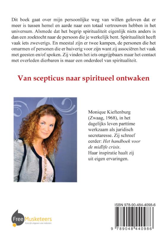 Achterkant van Van scepticus naar spiritueel ontwaken