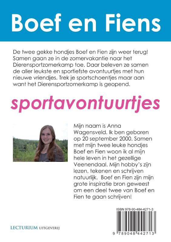Achterkant van Boef en Fiens sportavontuurtjes