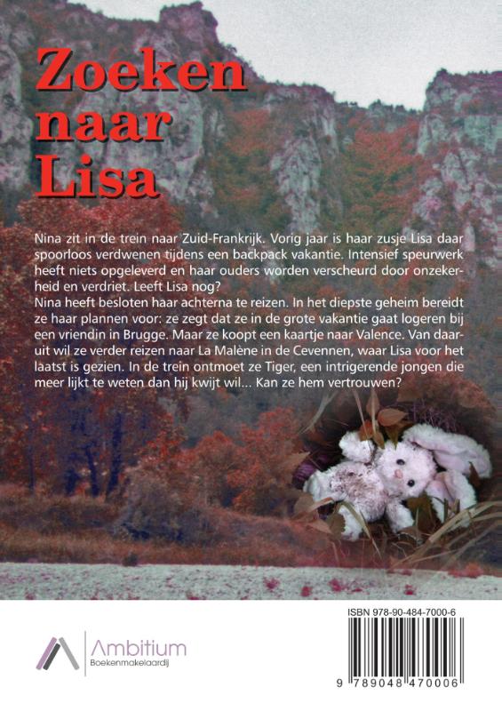 Achterkant van Zoeken naar Lisa