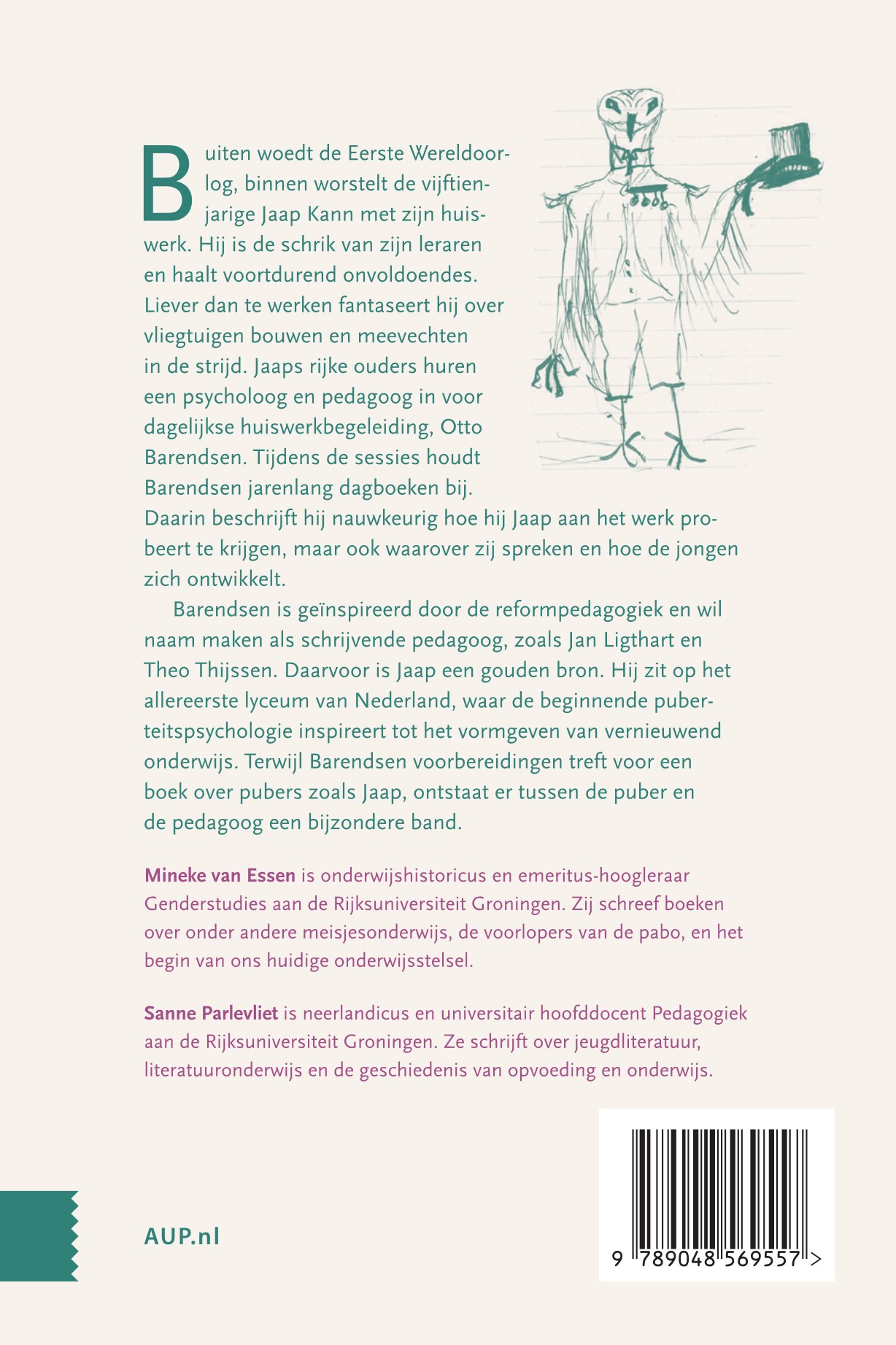 Achterkant van De puber en de pedagoog