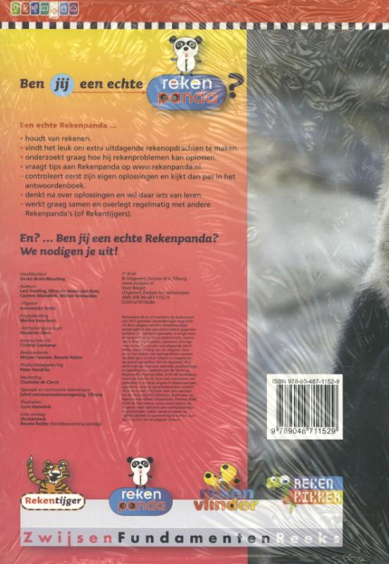 Achterkant van REKENPANDA GR4 WERKBOEK A (5V)