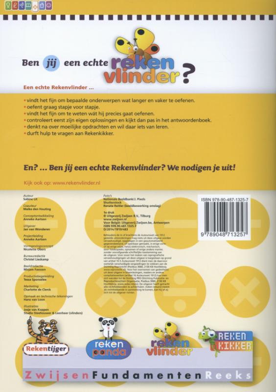 Achterkant van Antwoordenboek
