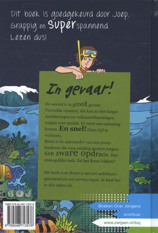 Achterkant van In gevaar!