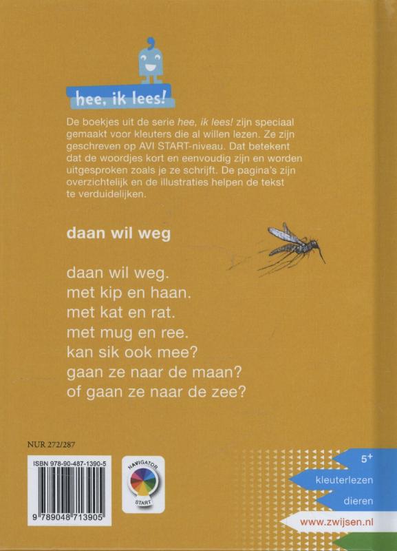 Achterkant van Daan wil weg