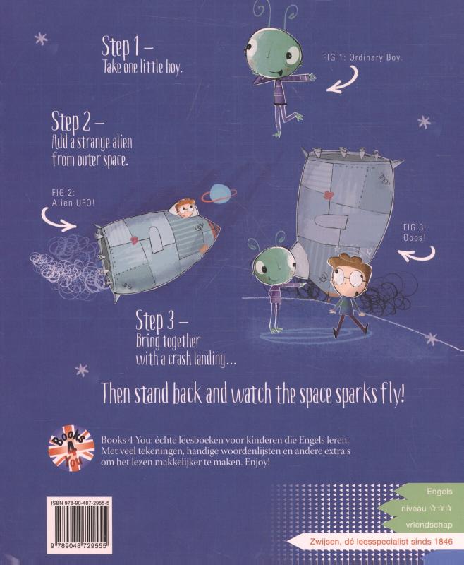 Achterkant van My alien and me