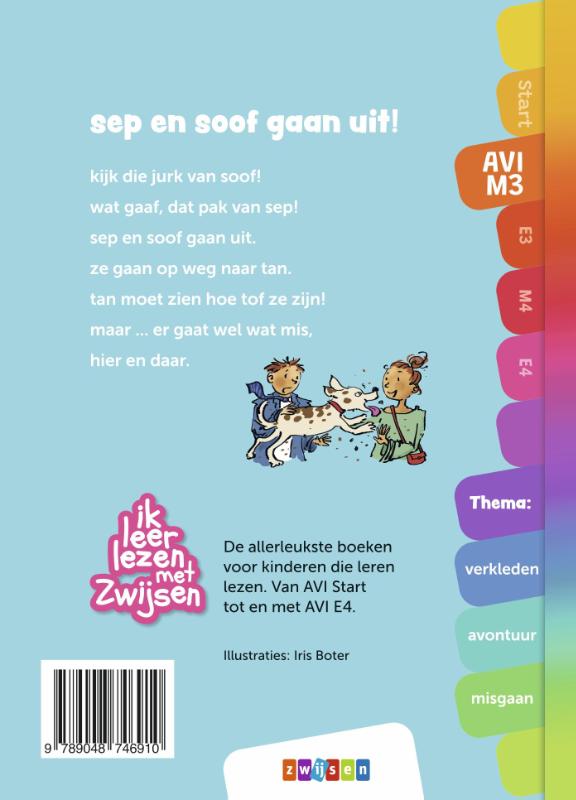 Achterkant van sep en soof gaan uit