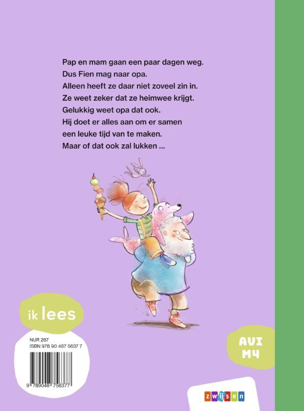 Achterkant van Ik wil naar huis!