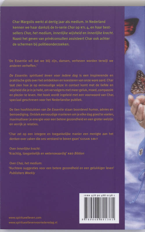 Achterkant van De essentie