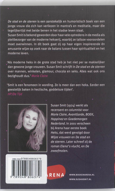 Achterkant van De stad en de sterren