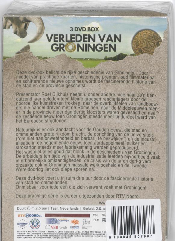 Achterkant van Verleden van Groningen