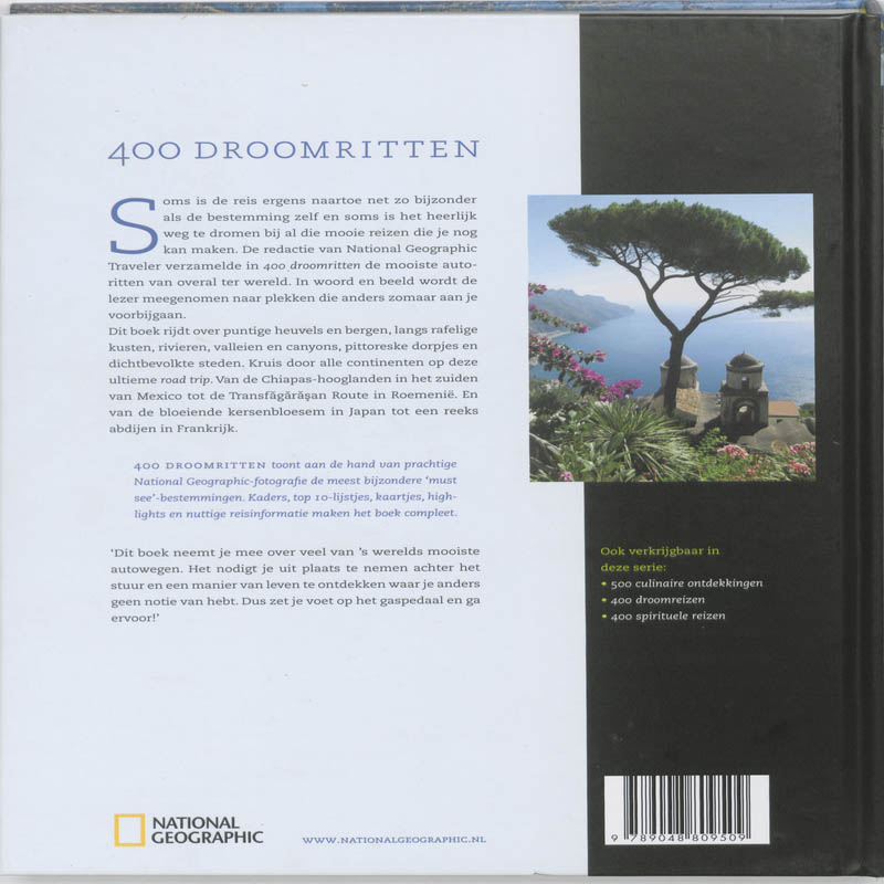 Achterkant van 400 droomritten