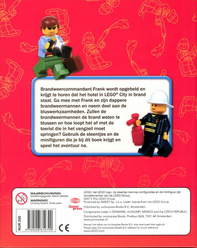 Achterkant van Brand in Lego City