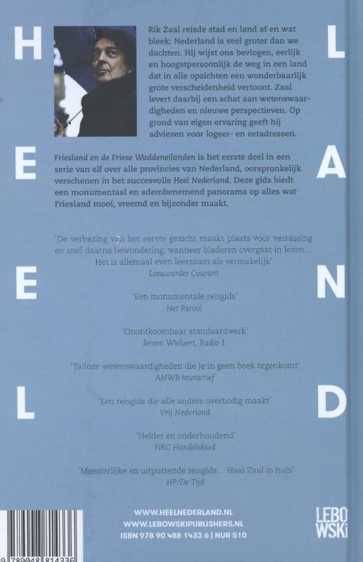 Achterkant van Friesland en de Friese Waddeneilanden