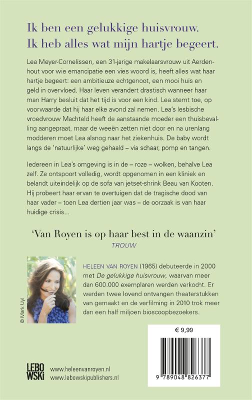 Achterkant van De gelukkige huisvrouw