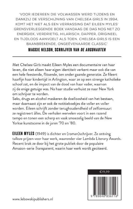 Achterkant van Chelsea Girls