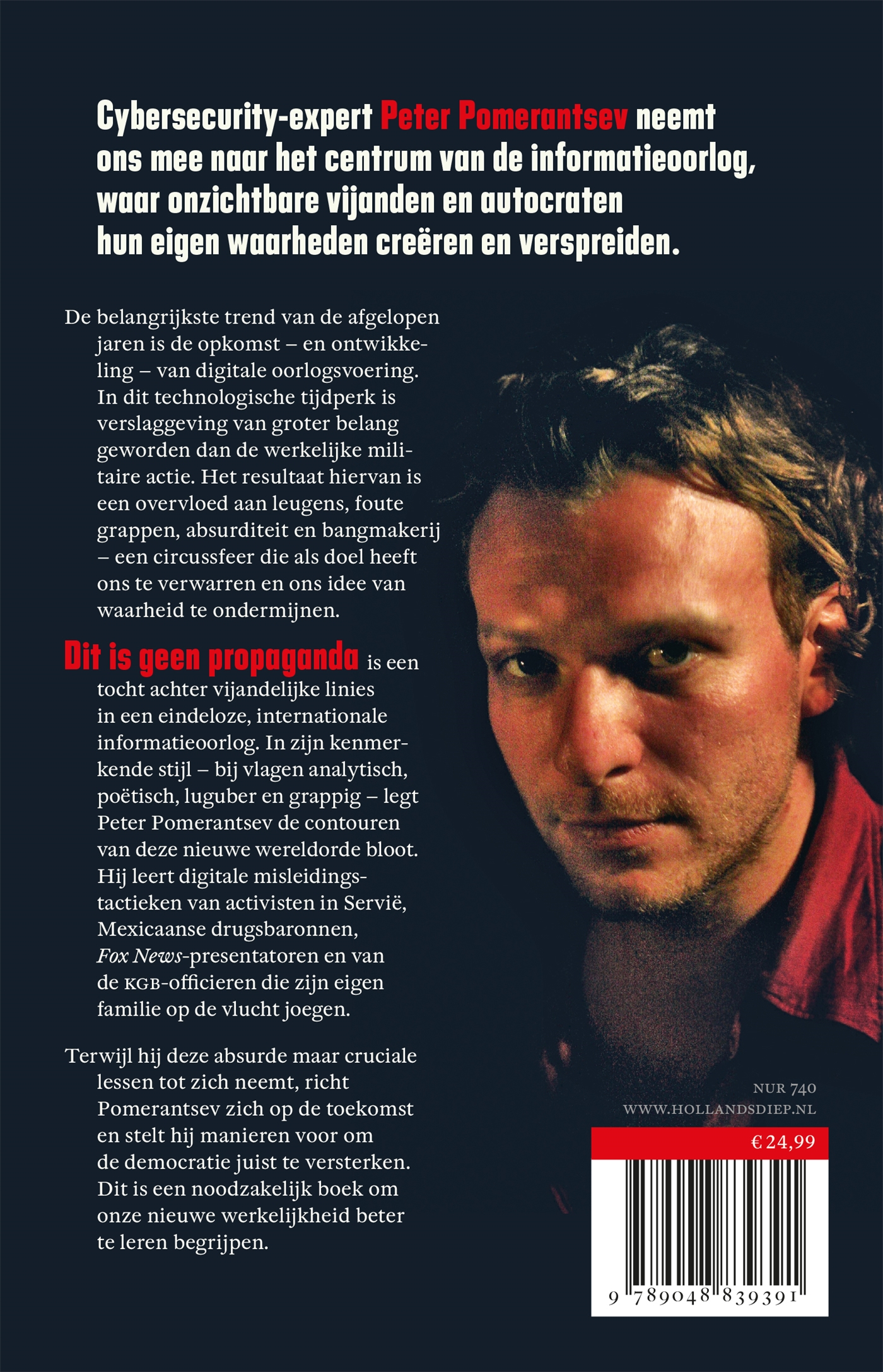 Achterkant van Dit is geen propaganda