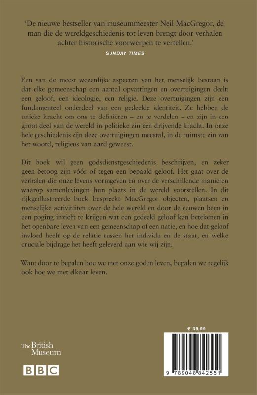 Achterkant van Leven met goden