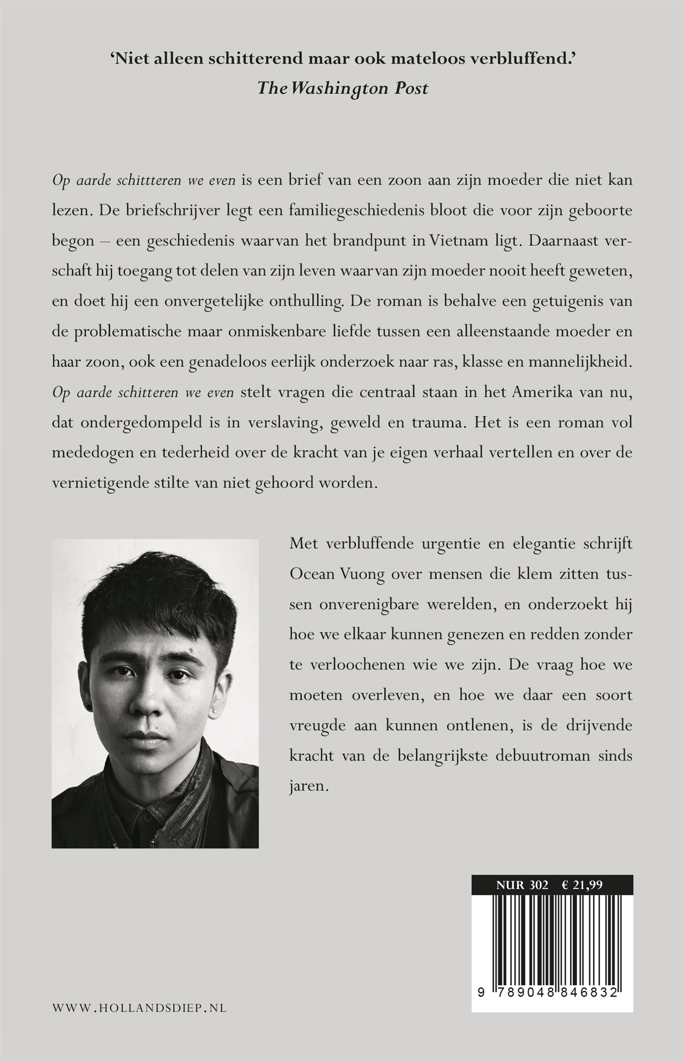 Achterkant van Op aarde schitteren we even