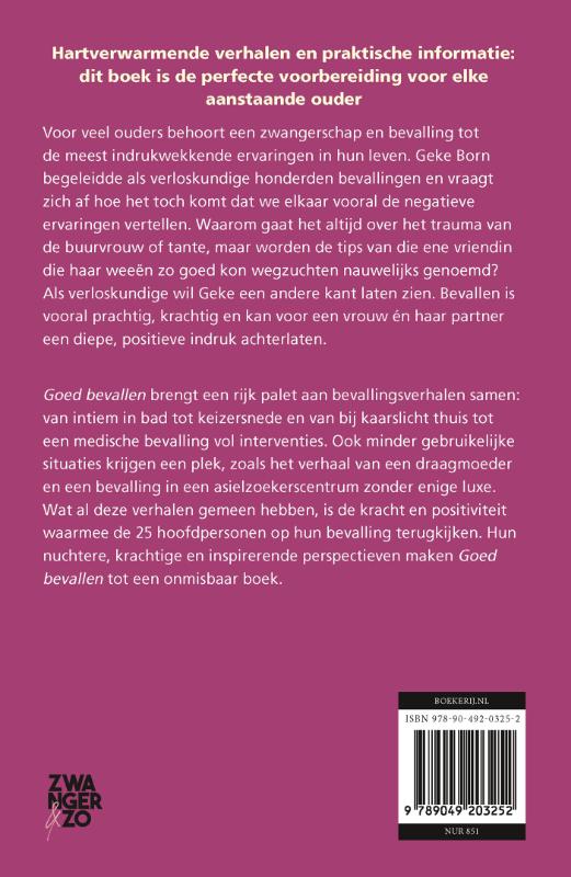 Achterkant van Goed bevallen