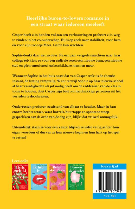 Achterkant van Even goede buren
