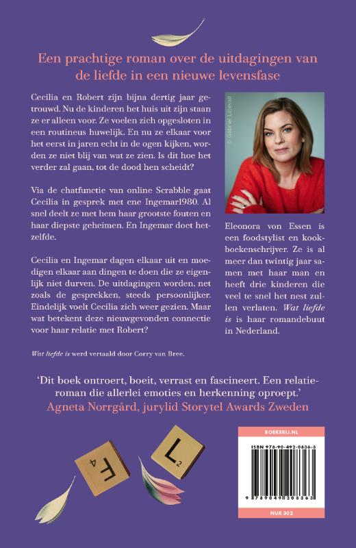 Achterkant van Wat liefde is