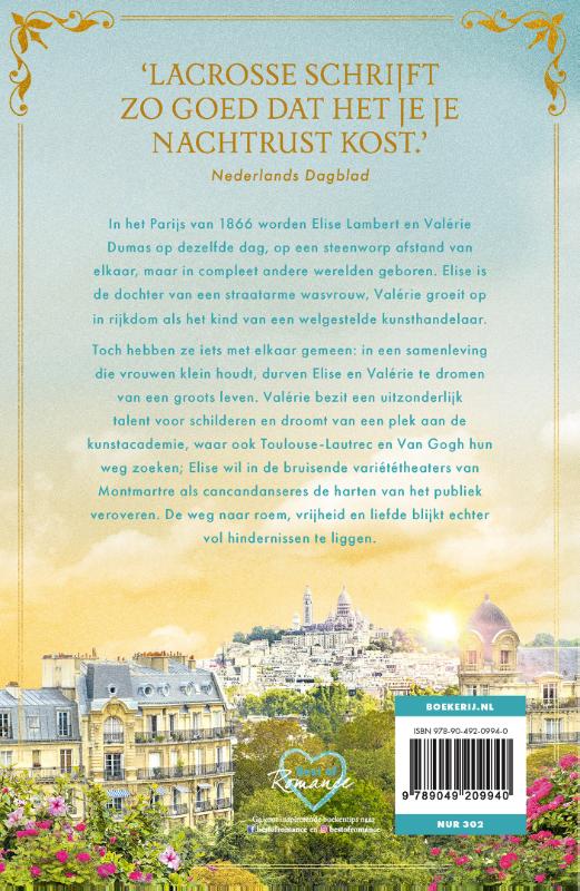 Achterkant van De vrouwen van Montmartre