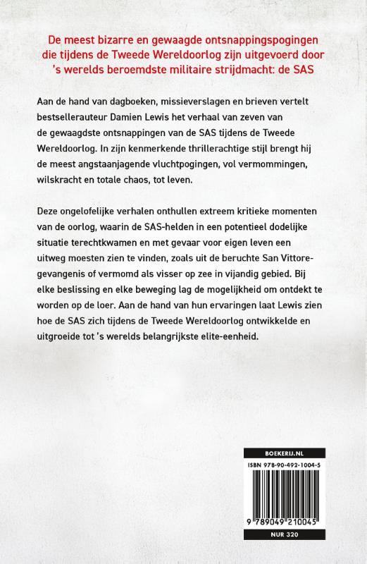 Achterkant van SAS: ontsnappen aan de nazi's