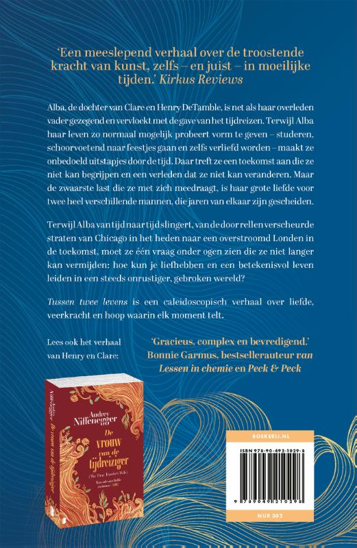 Achterkant van Tussen twee levens