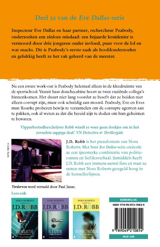 Achterkant van Verdorven