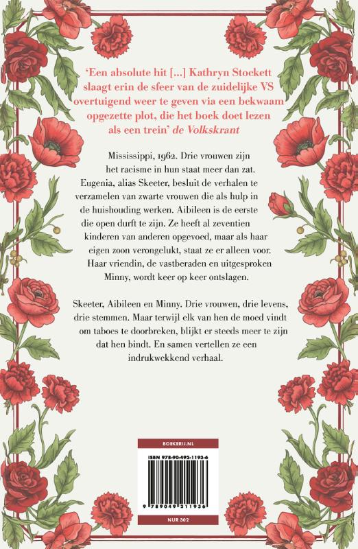 Achterkant van Een keukenmeidenroman (The Help)