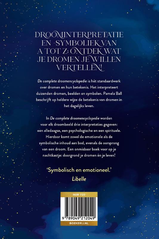 Achterkant van De complete droomencyclopedie