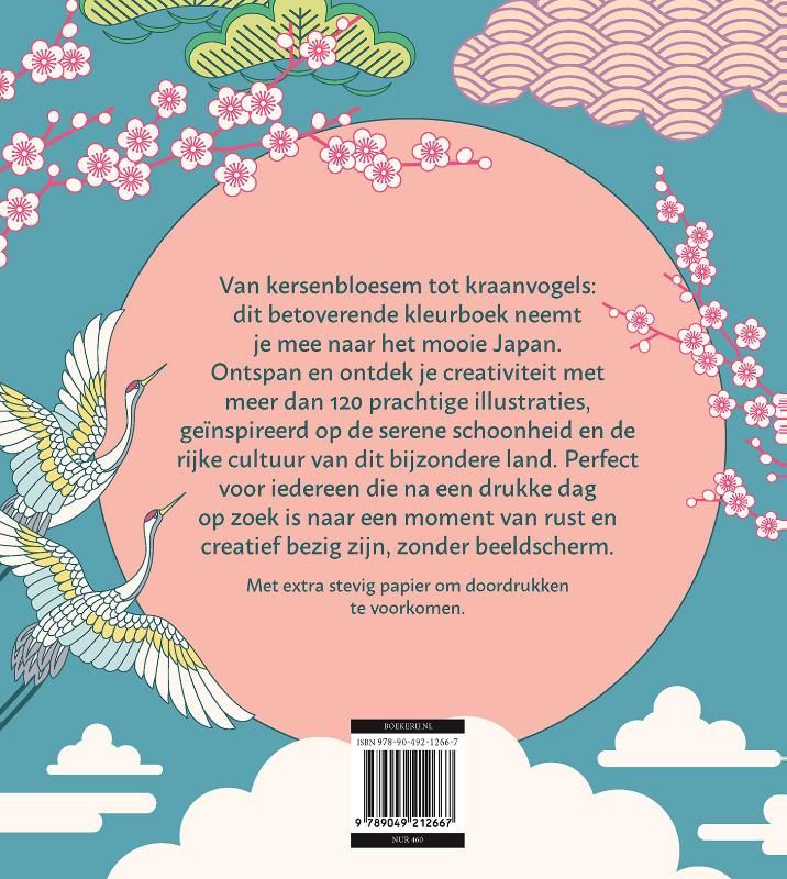 Achterkant van De schoonheid van Japan