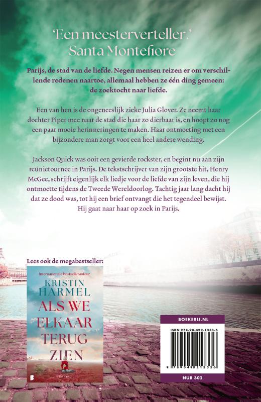 Achterkant van Ik zie je in Parijs