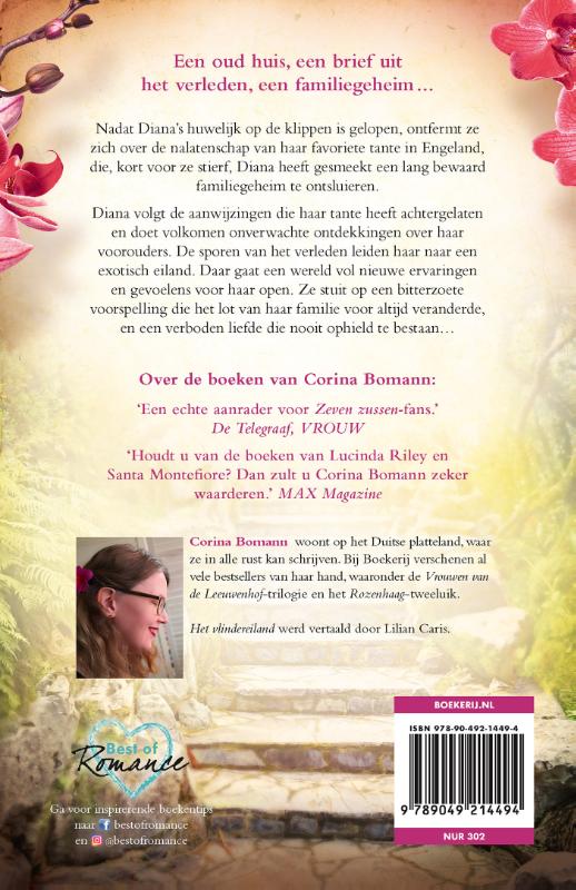 Achterkant van Het vlindereiland