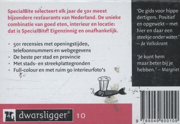 Achterkant van Special Bite