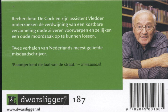 Achterkant van De Cock en danse macabre ; De Cock en moord a la carte