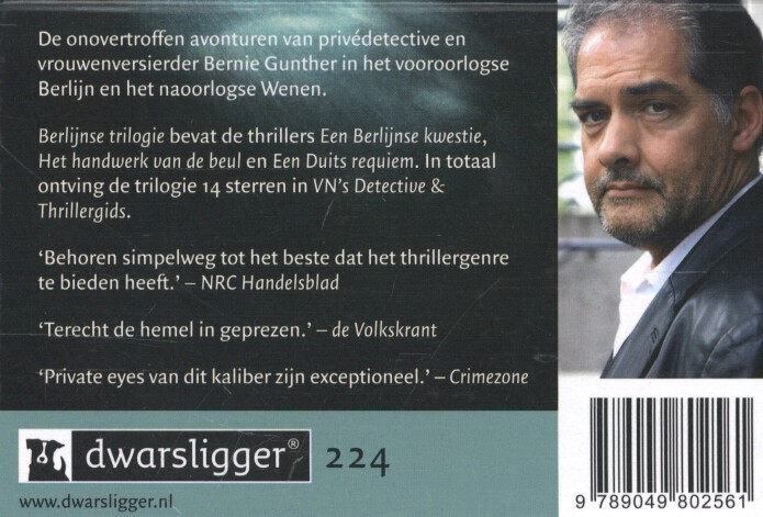 Achterkant van Berlijnse trilogie