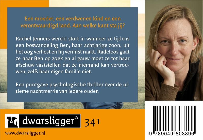 Achterkant van Laat me niet alleen