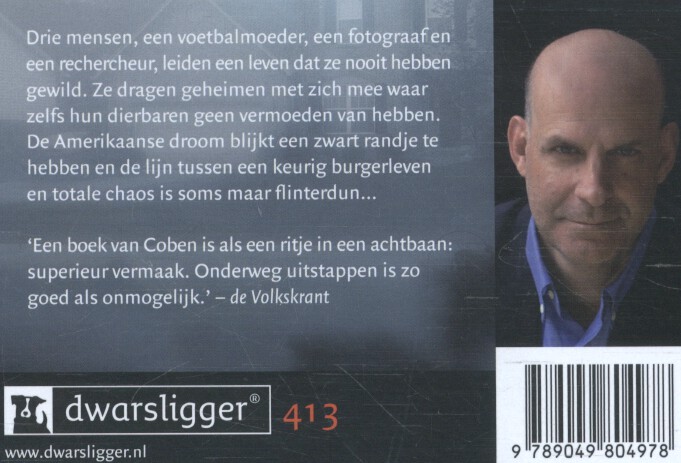 Achterkant van Blijf dichtbij