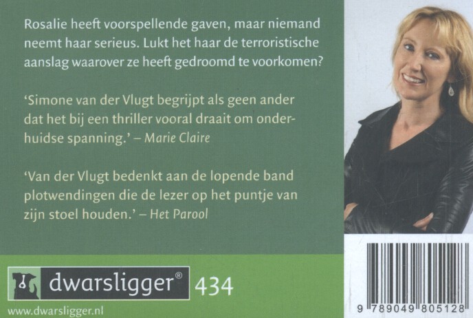 Achterkant van In mijn dromen