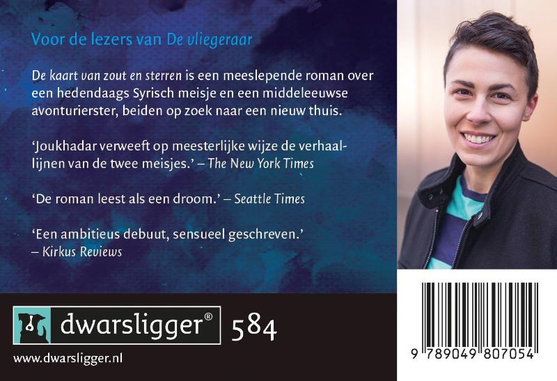 Achterkant van De kaart van zout en sterren